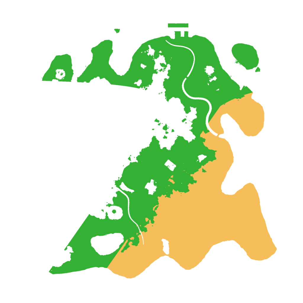 Biome Rust Map: Procedural Map, Size: 3000, Seed: 68640009