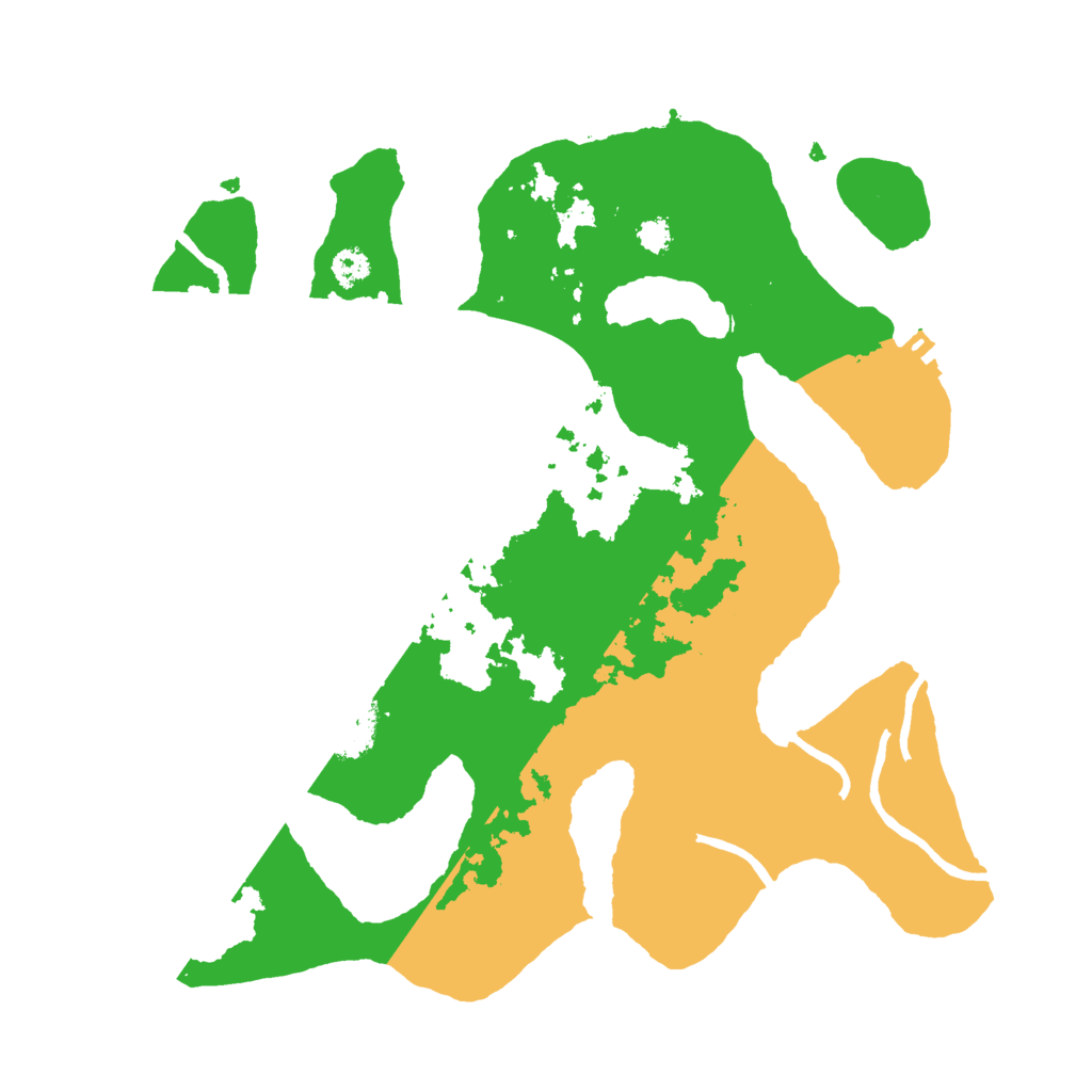 Biome Rust Map: Procedural Map, Size: 3000, Seed: 68640009