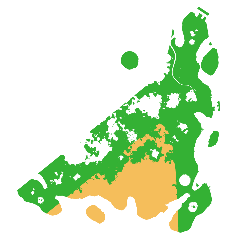 Biome Rust Map: Procedural Map, Size: 3800, Seed: 365897