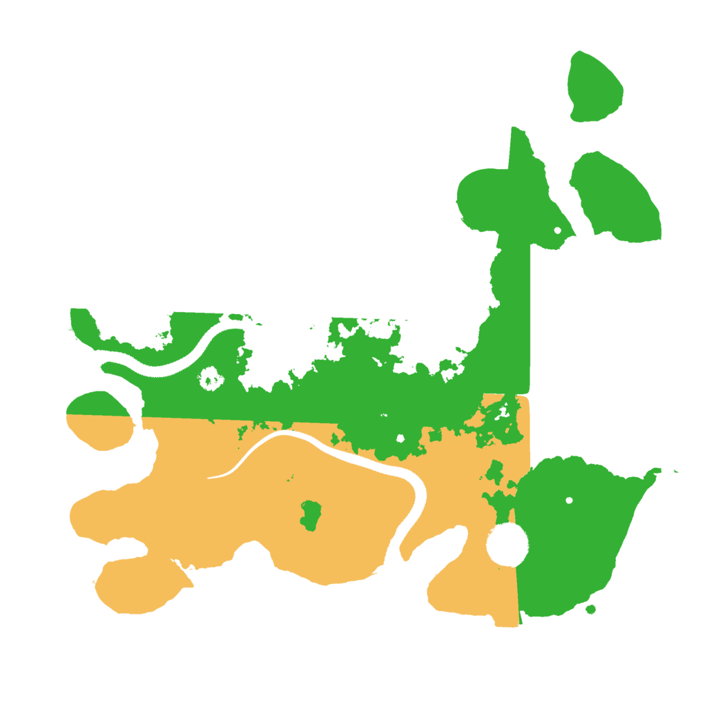 Biome Rust Map: Procedural Map, Size: 3000, Seed: 385288750