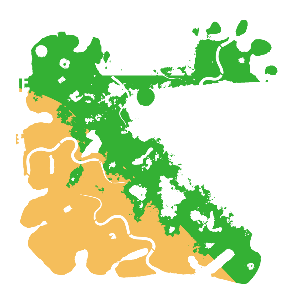 Biome Rust Map: Procedural Map, Size: 4500, Seed: 591356741