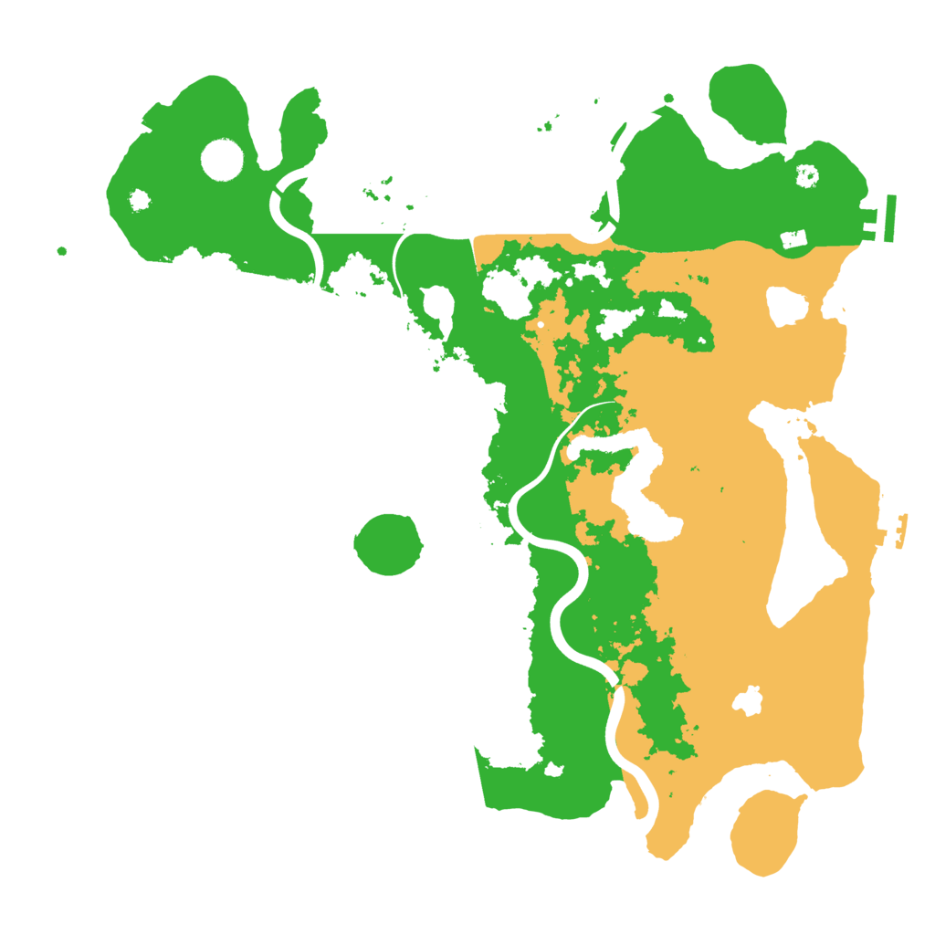 Biome Rust Map: Procedural Map, Size: 4000, Seed: 242529