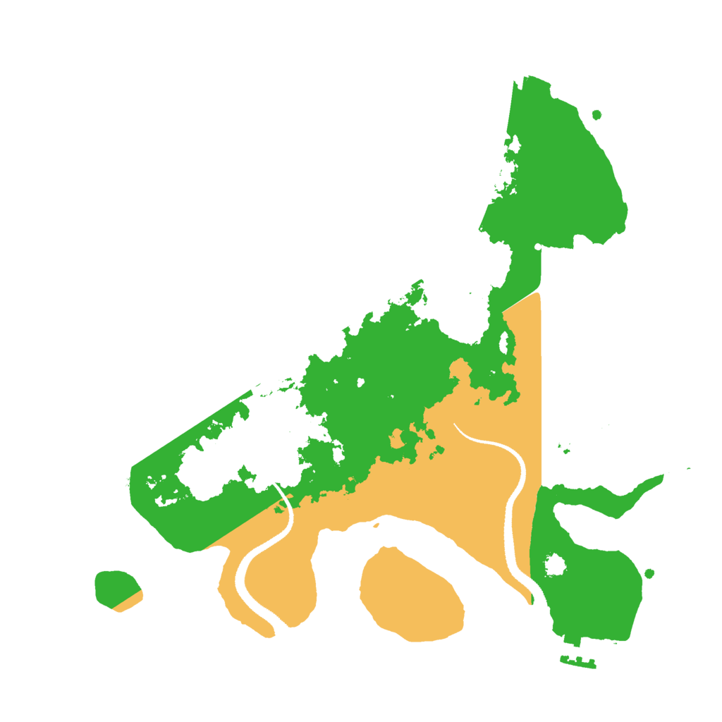 Biome Rust Map: Procedural Map, Size: 3000, Seed: 1464756616