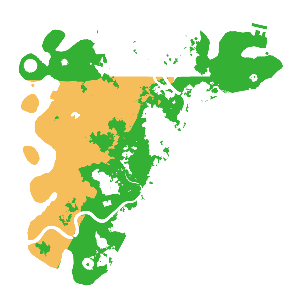 Biome Rust Map: Procedural Map, Size: 4000, Seed: 157658