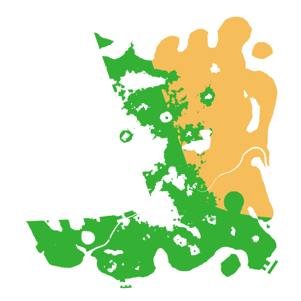 Biome Rust Map: Procedural Map, Size: 4000, Seed: 955757