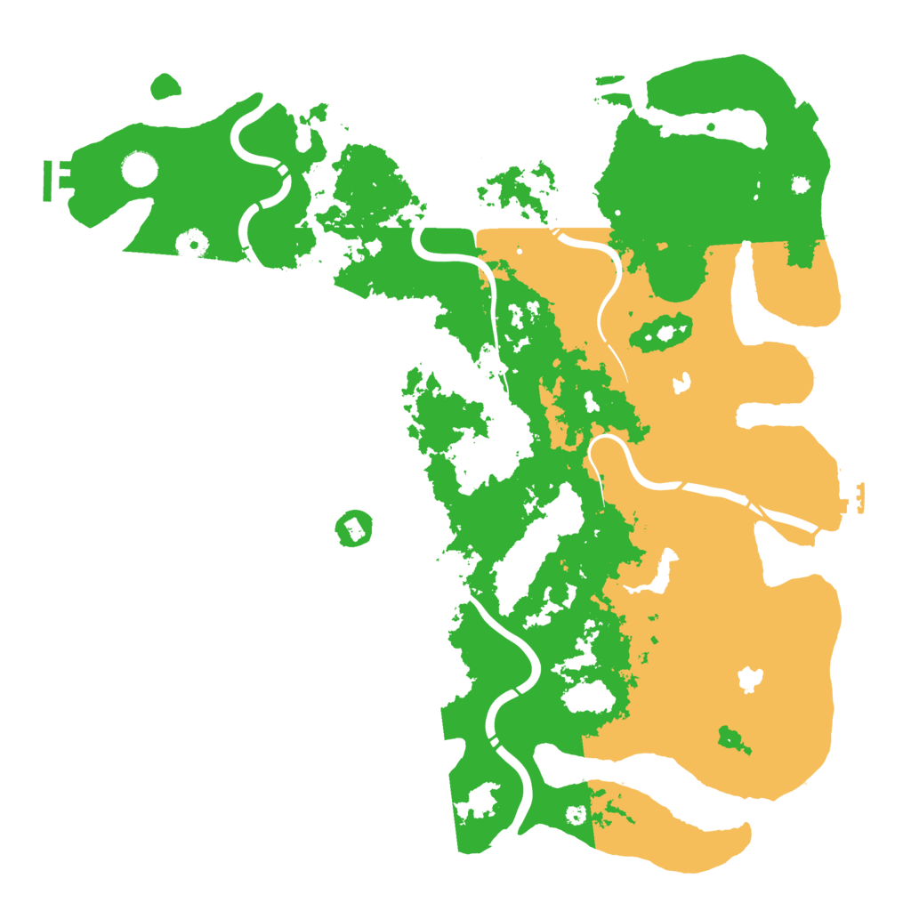 Biome Rust Map: Procedural Map, Size: 4500, Seed: 1090278058