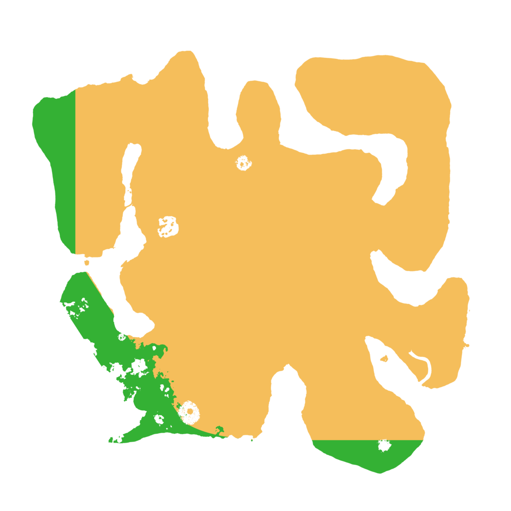 Biome Rust Map: Procedural Map, Size: 3500, Seed: 1683181261