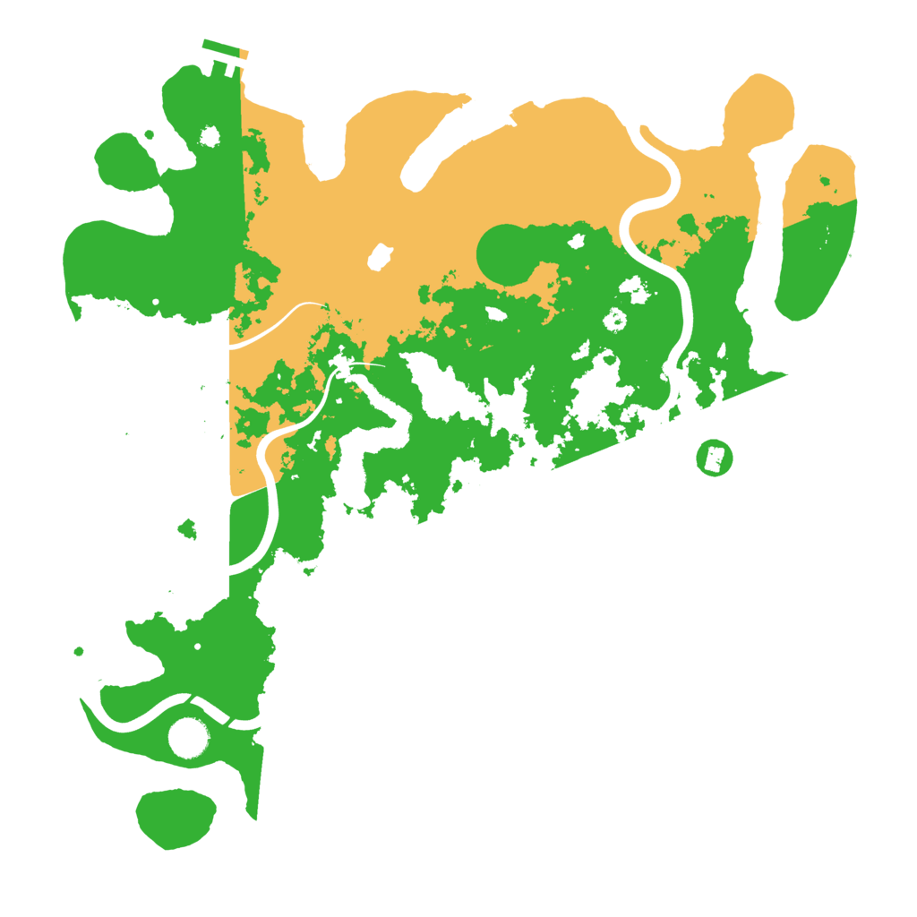 Biome Rust Map: Procedural Map, Size: 4000, Seed: 323335