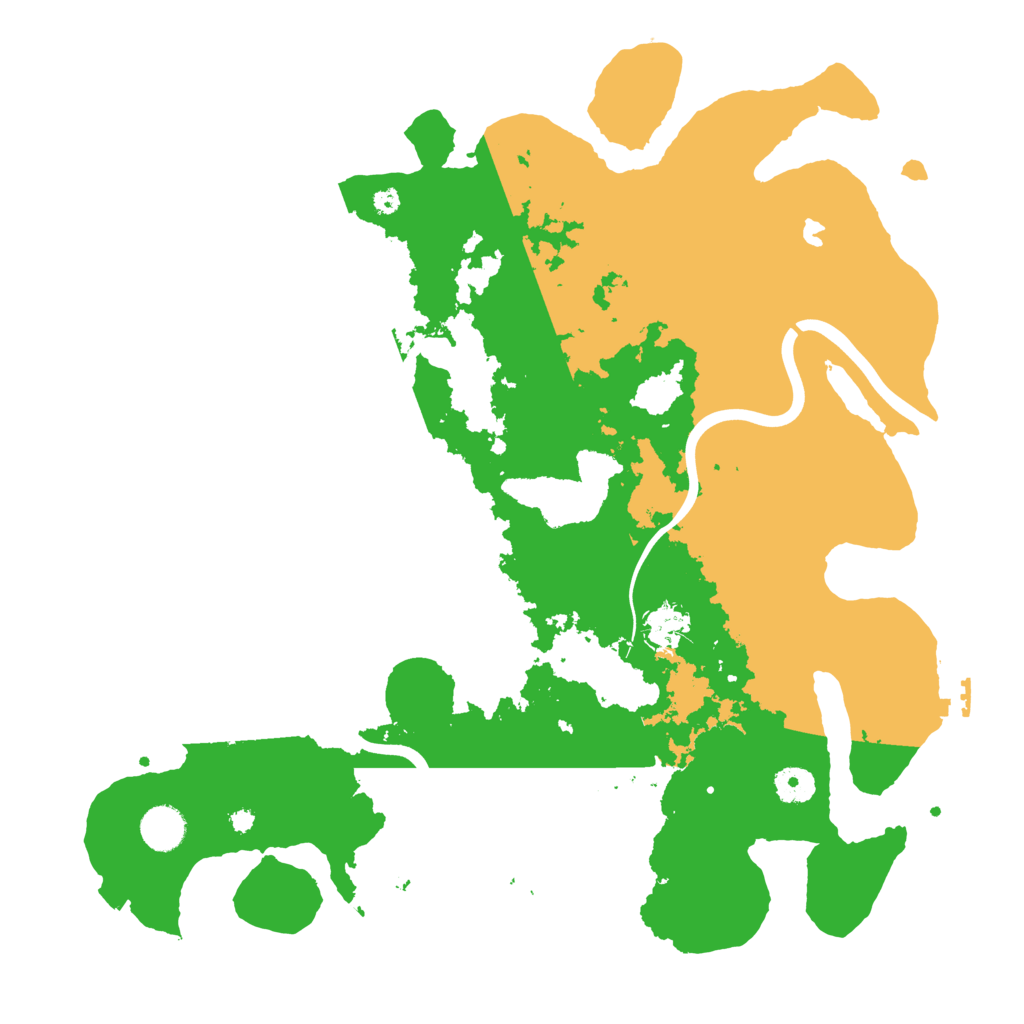 Biome Rust Map: Procedural Map, Size: 4000, Seed: 214578