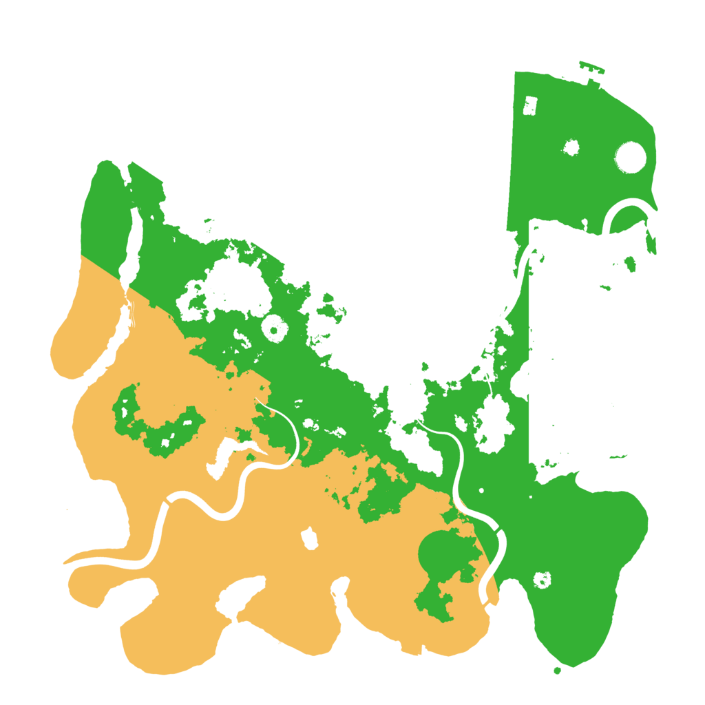 Biome Rust Map: Procedural Map, Size: 4000, Seed: 421354