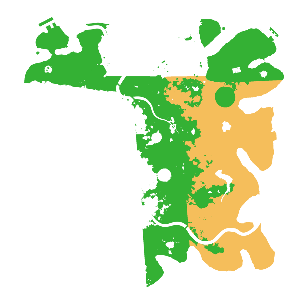Biome Rust Map: Procedural Map, Size: 4000, Seed: 615643