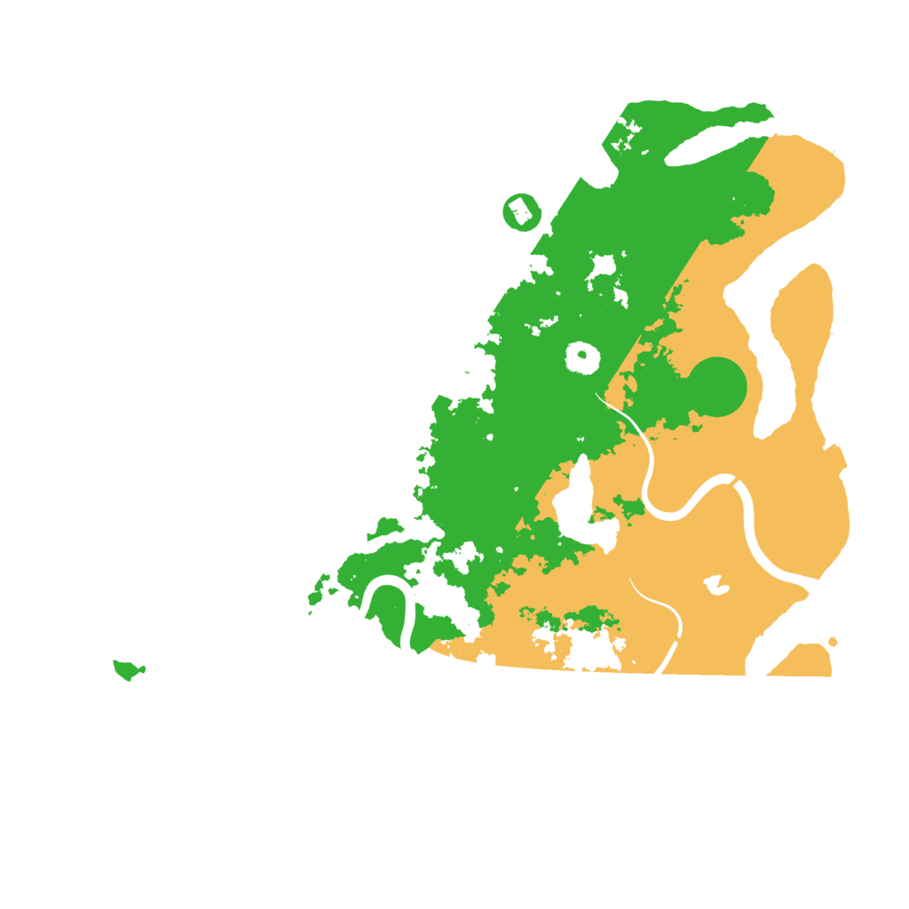 Biome Rust Map: Procedural Map, Size: 4000, Seed: 496489