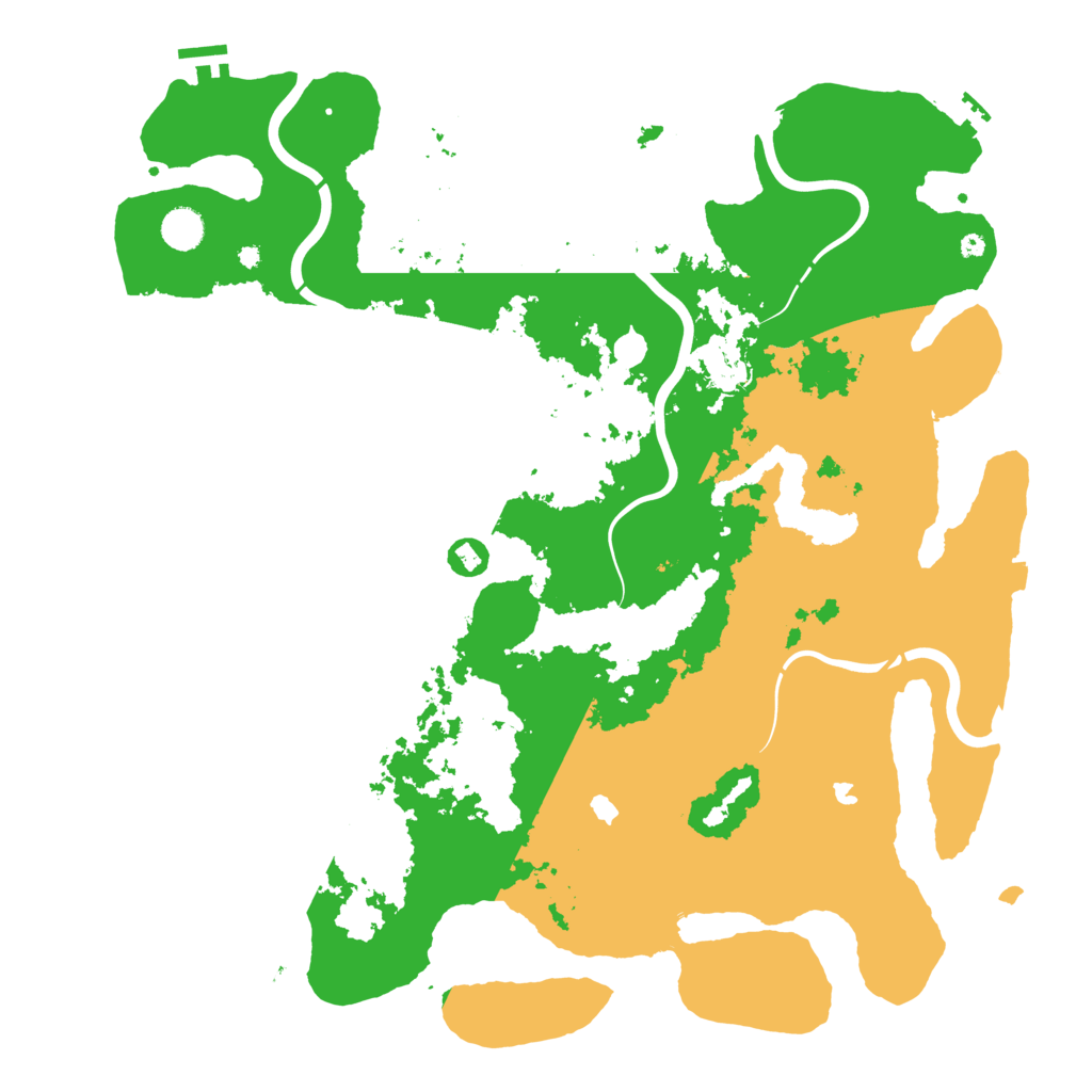 Biome Rust Map: Procedural Map, Size: 4500, Seed: 97248