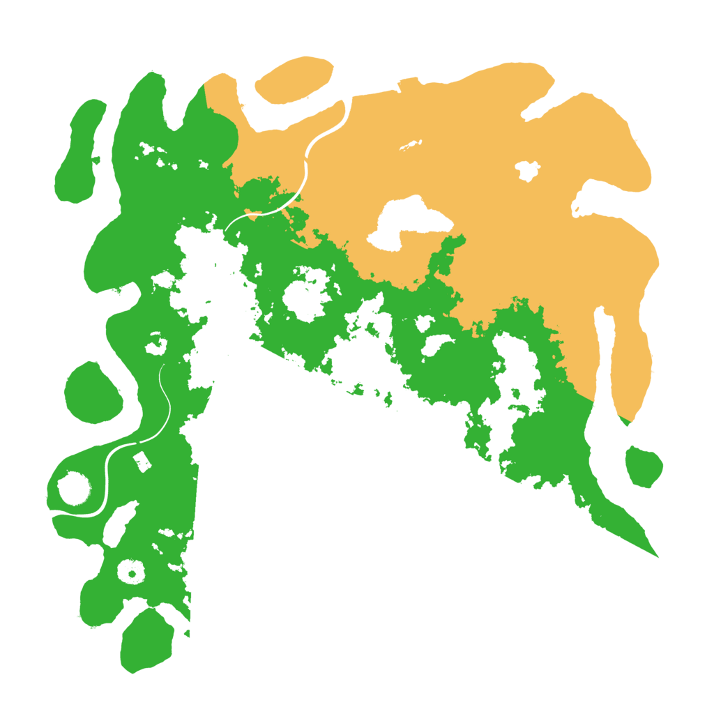 Biome Rust Map: Procedural Map, Size: 4000, Seed: 748100