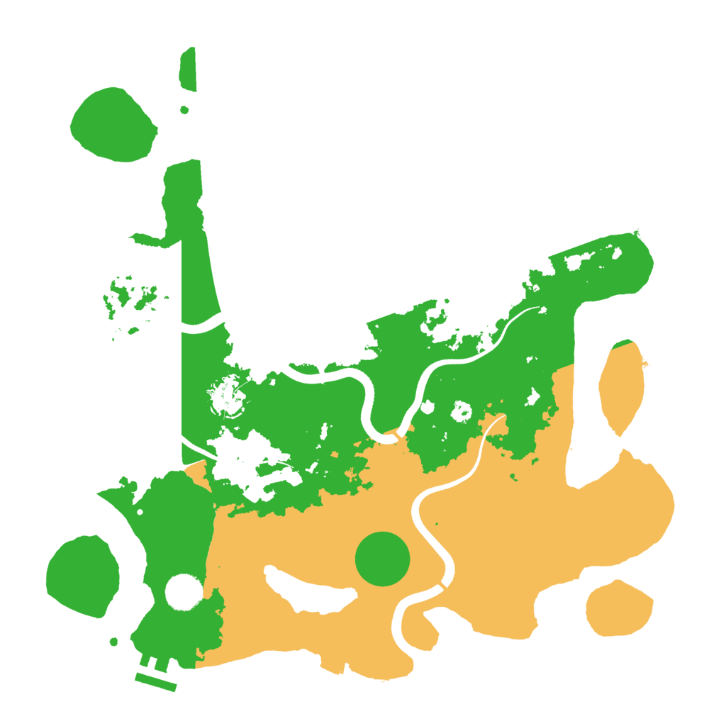 Biome Rust Map: Procedural Map, Size: 3500, Seed: 1525843199