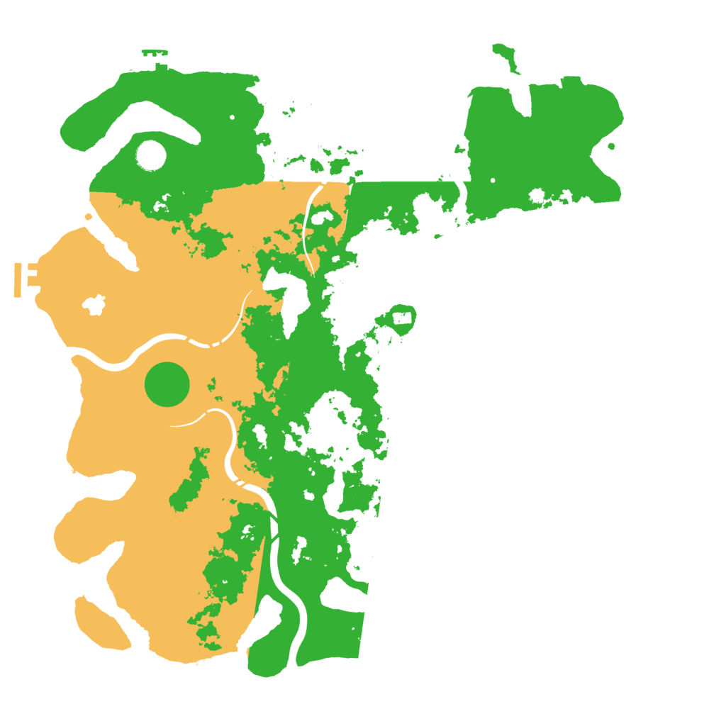 Biome Rust Map: Procedural Map, Size: 4250, Seed: 1361076964