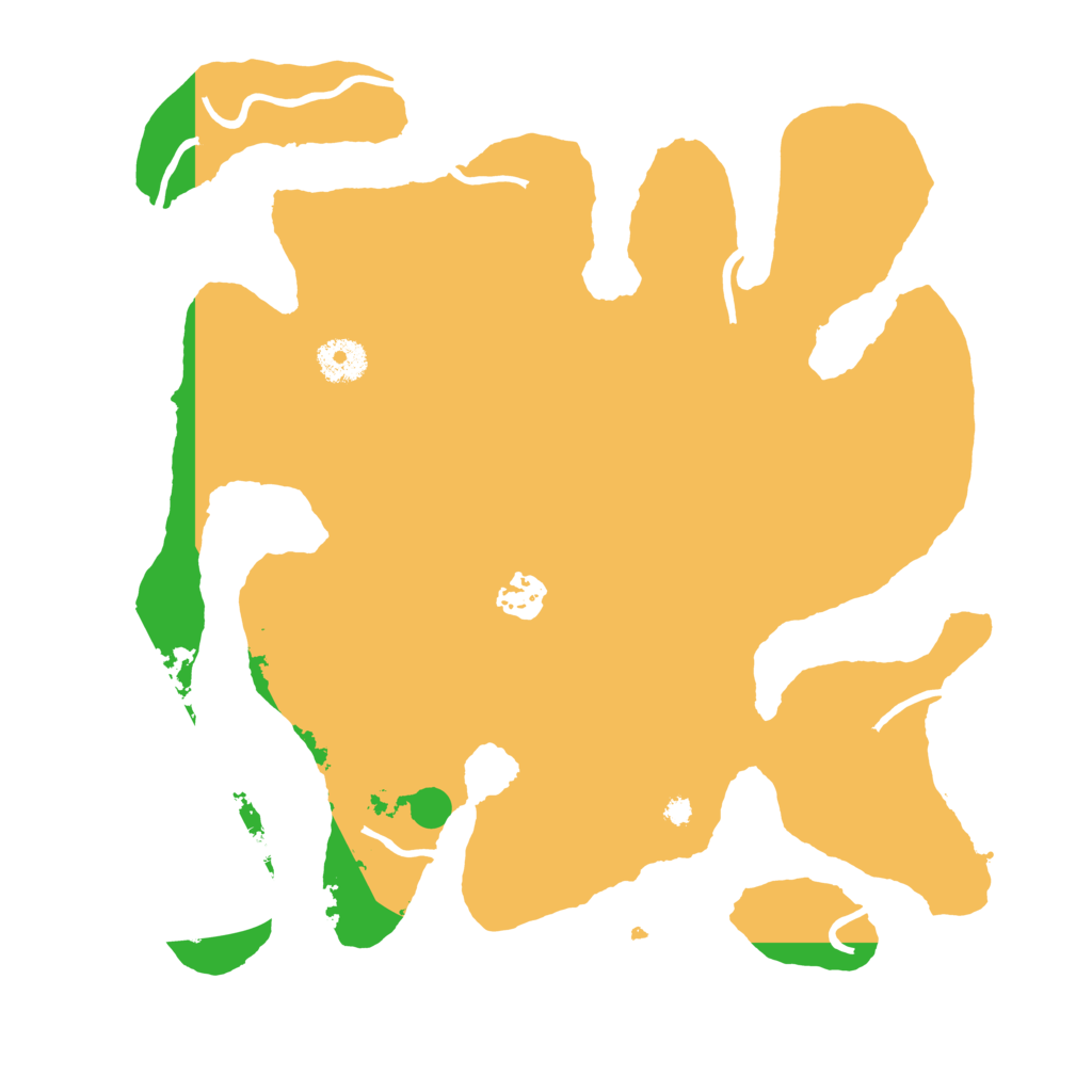 Biome Rust Map: Procedural Map, Size: 3500, Seed: 76591287