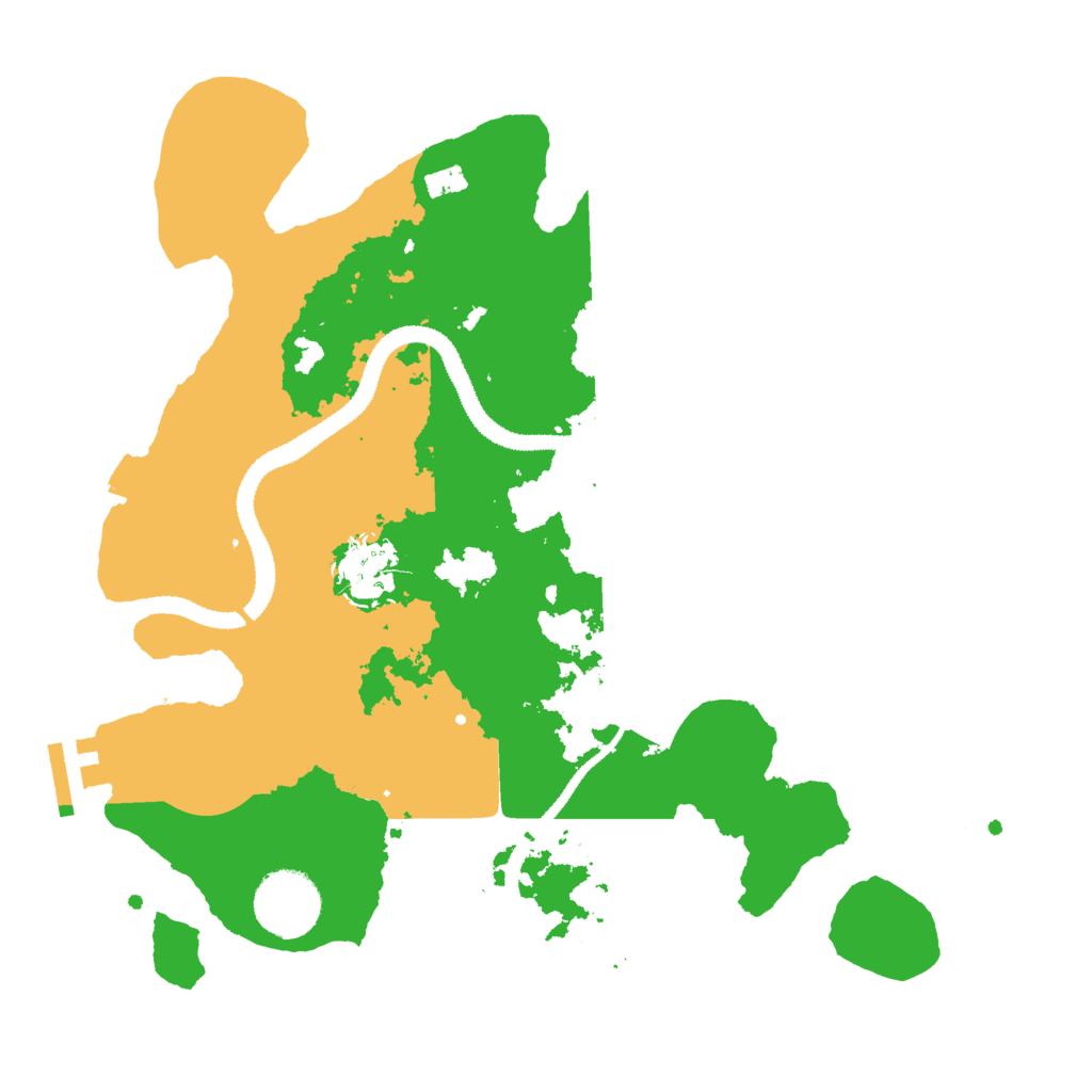 Biome Rust Map: Procedural Map, Size: 3000, Seed: 459691824