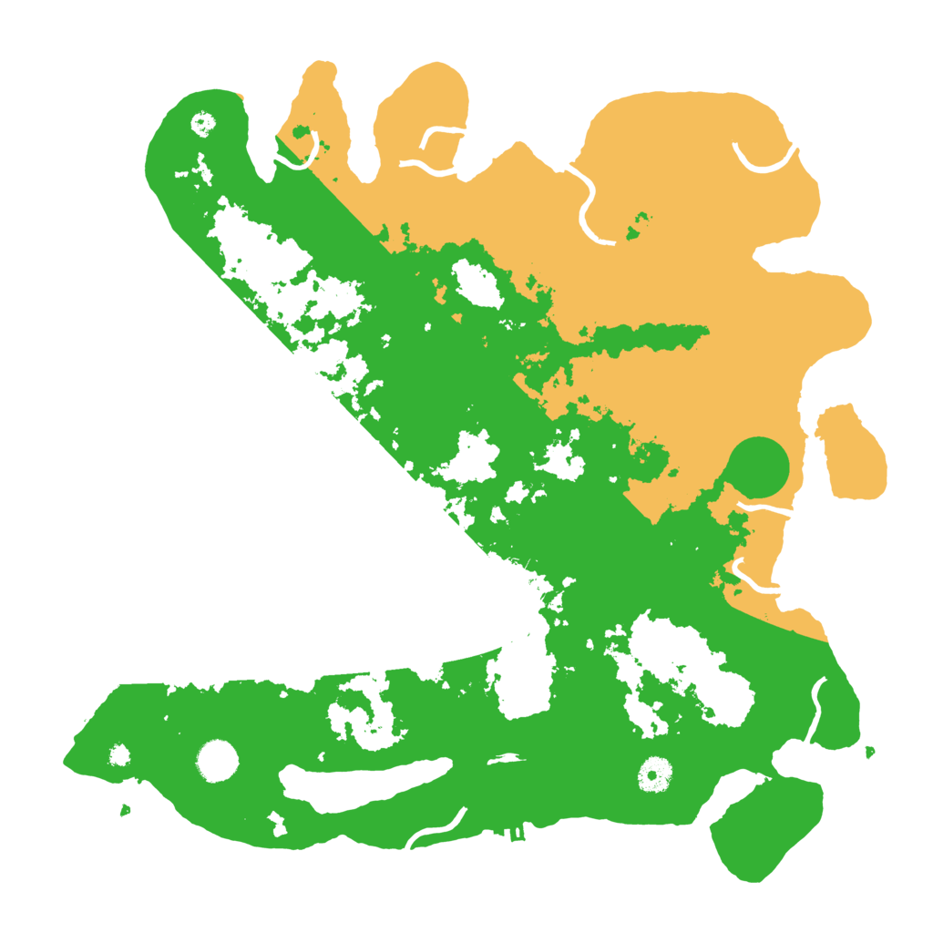 Biome Rust Map: Procedural Map, Size: 4000, Seed: 1628523264