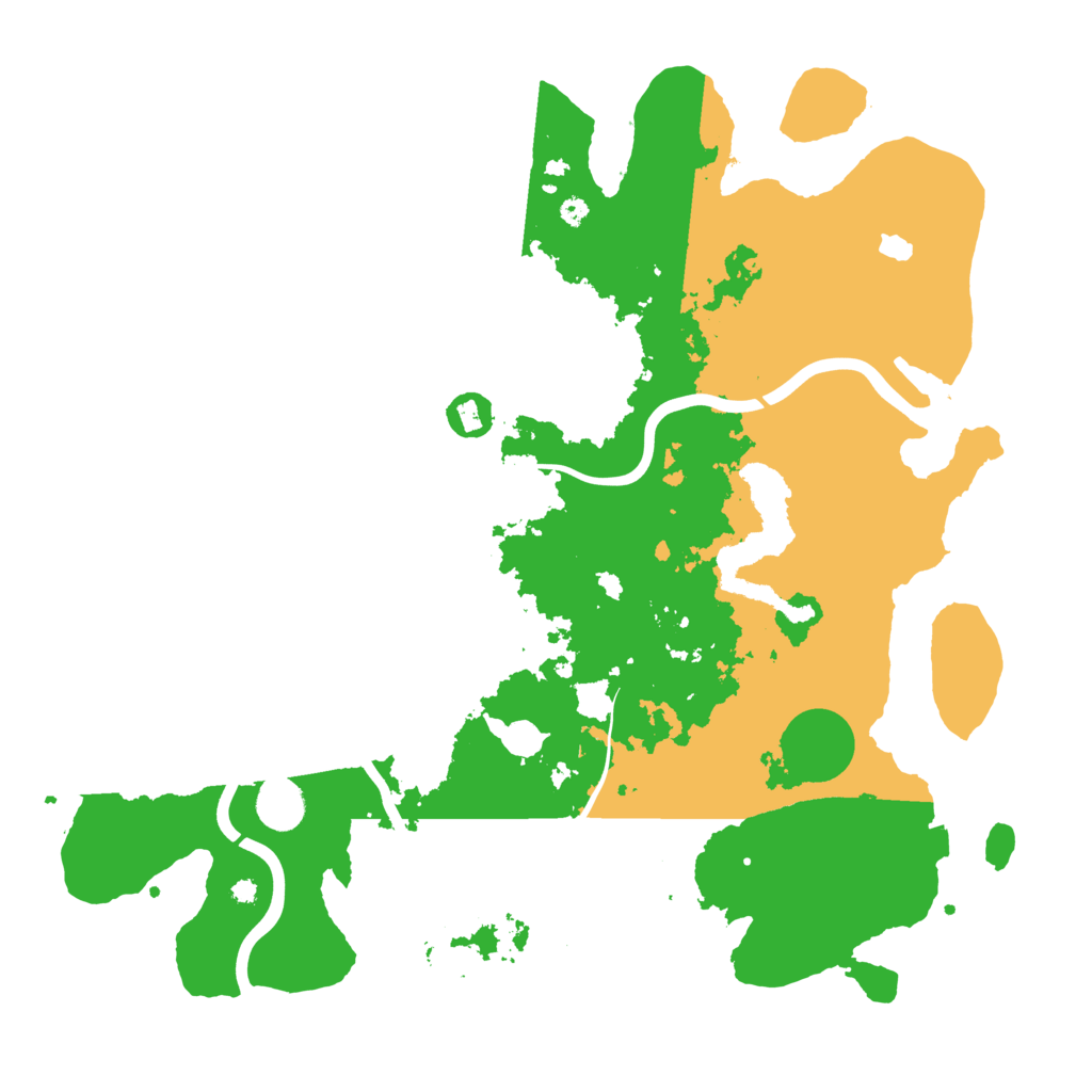 Biome Rust Map: Procedural Map, Size: 4000, Seed: 211555