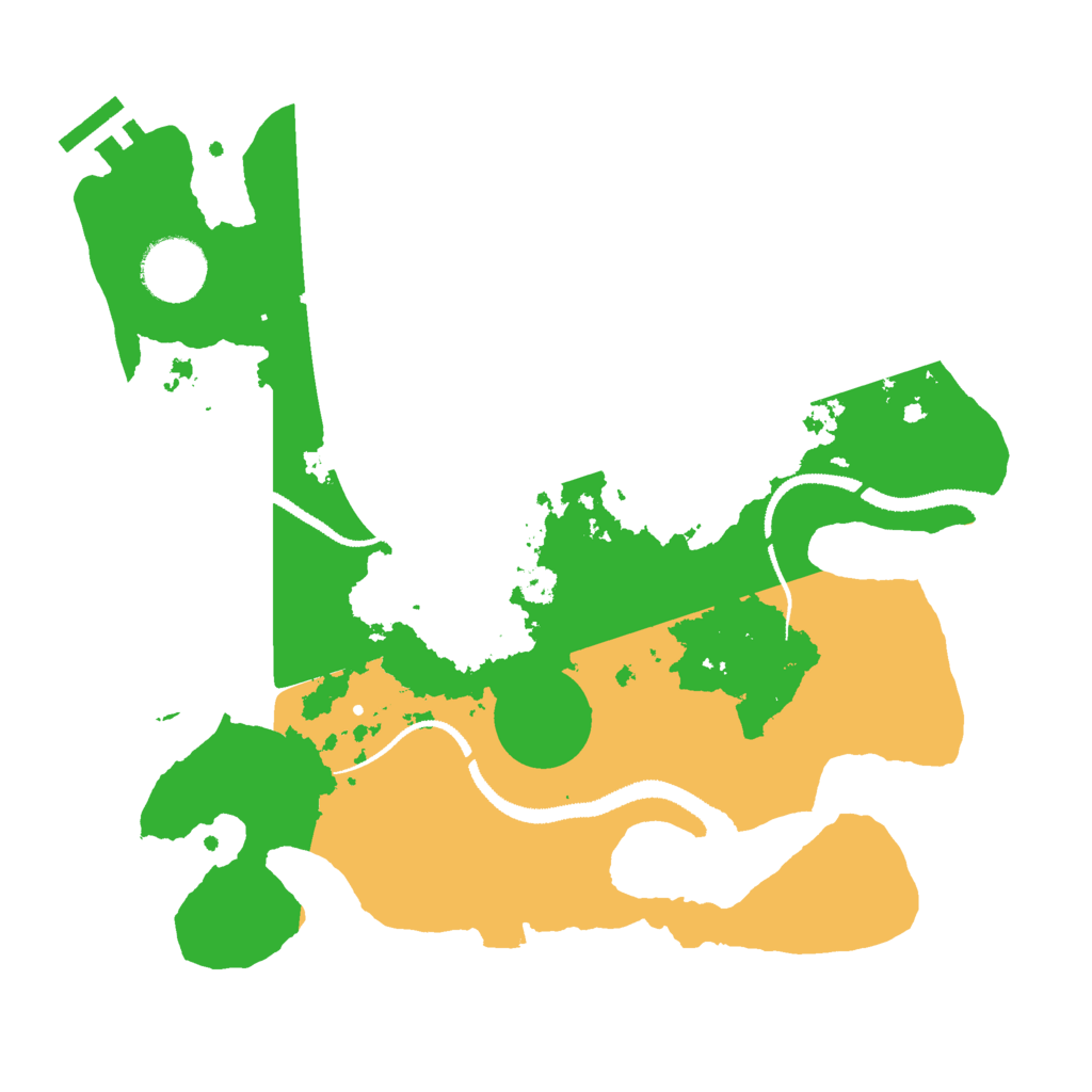 Biome Rust Map: Procedural Map, Size: 3000, Seed: 2094525420