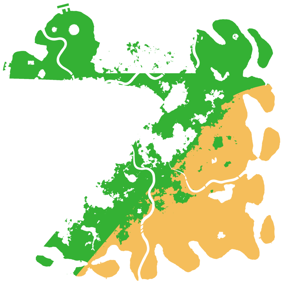 Biome Rust Map: Procedural Map, Size: 5000, Seed: 343
