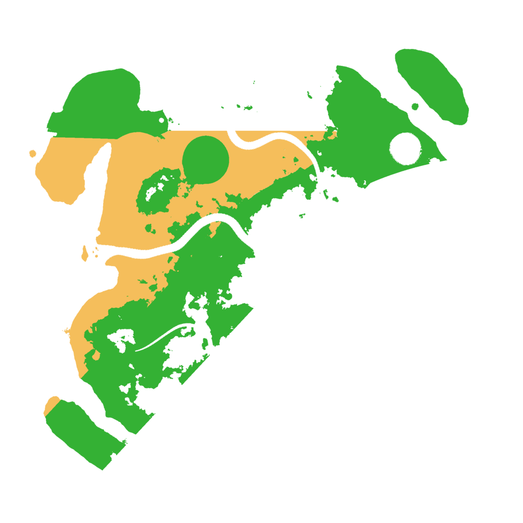 Biome Rust Map: Procedural Map, Size: 3000, Seed: 2417