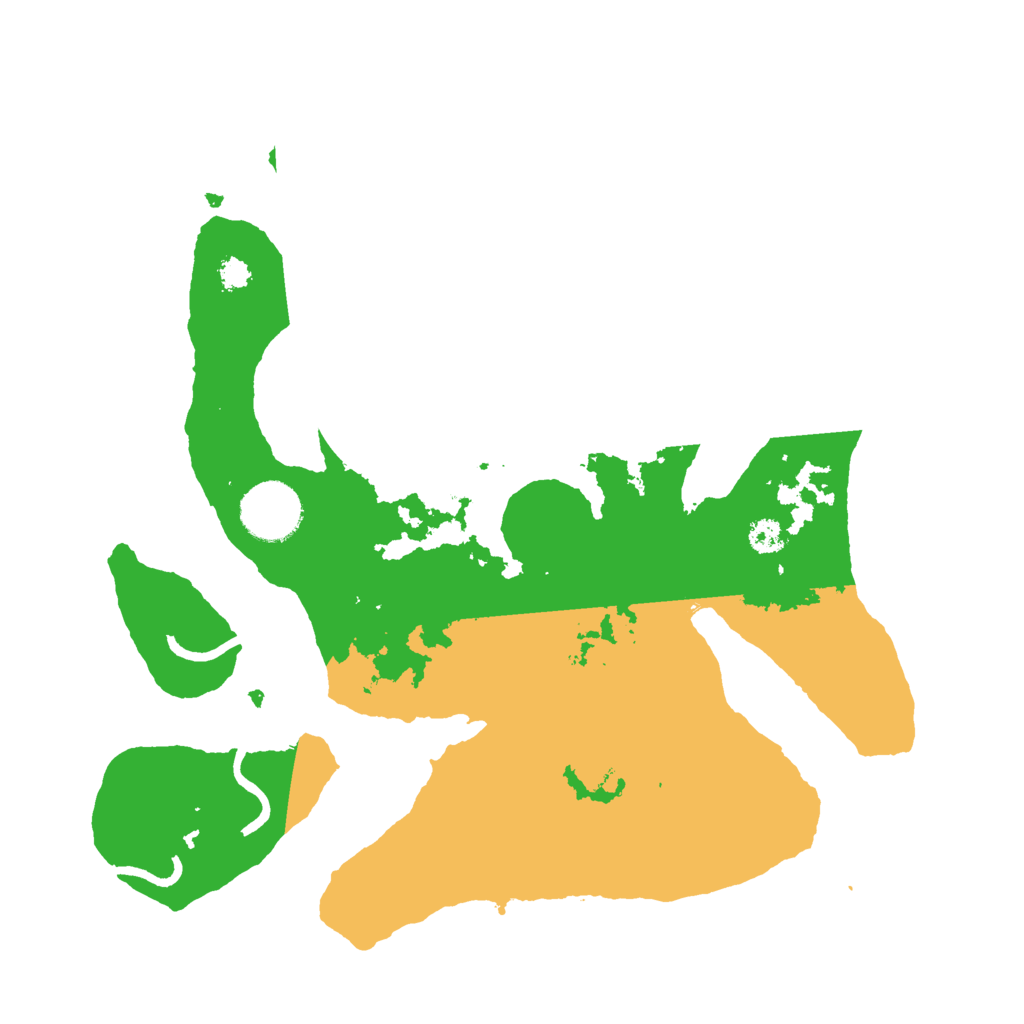 Biome Rust Map: Procedural Map, Size: 3000, Seed: 683268