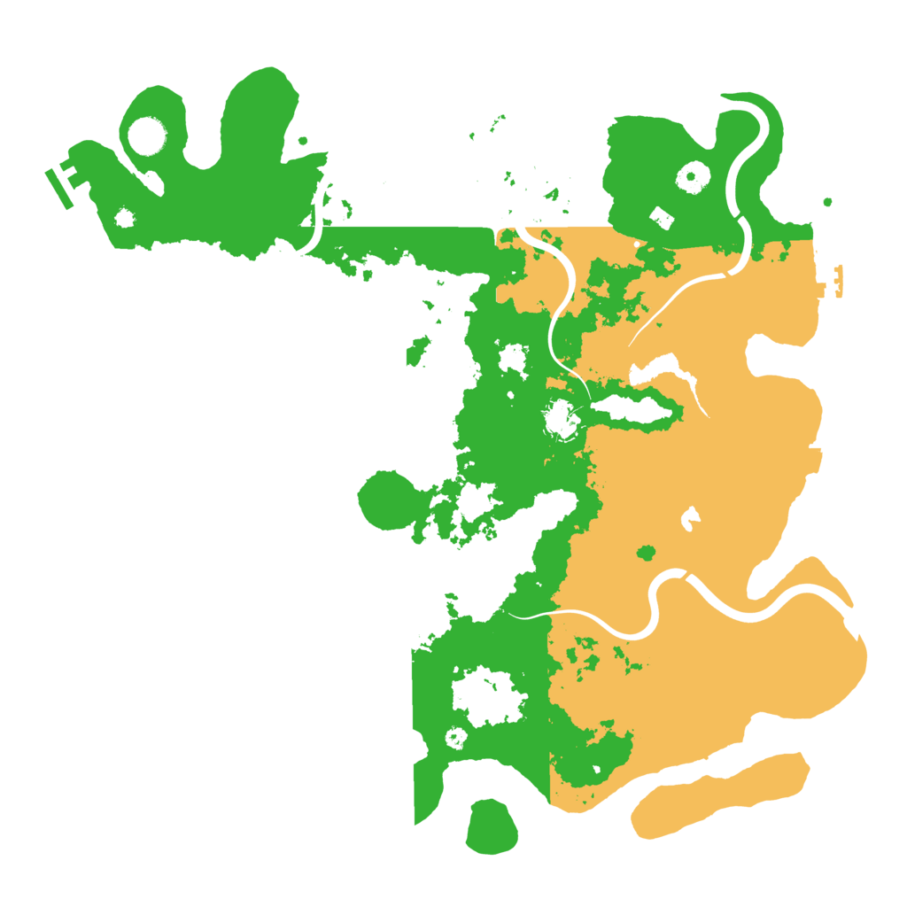 Biome Rust Map: Procedural Map, Size: 4200, Seed: 5000000
