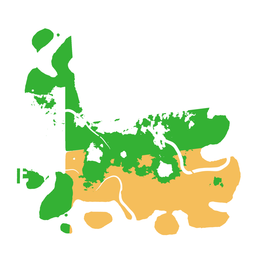 Biome Rust Map: Procedural Map, Size: 3500, Seed: 1070180293