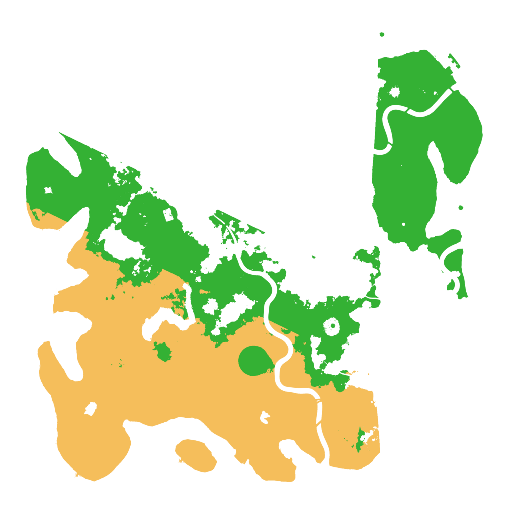 Biome Rust Map: Procedural Map, Size: 4500, Seed: 224999853