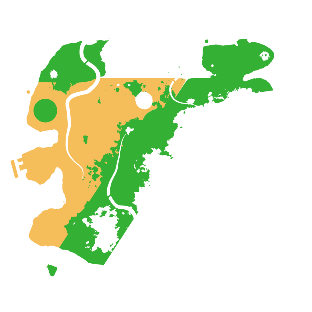 Biome Rust Map: Procedural Map, Size: 3500, Seed: 1022456066