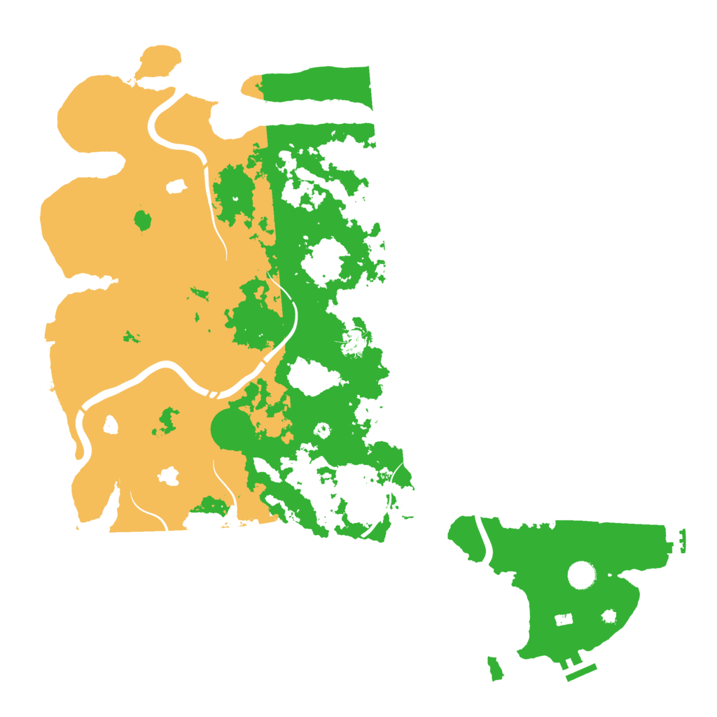 Biome Rust Map: Procedural Map, Size: 4500, Seed: 301890763