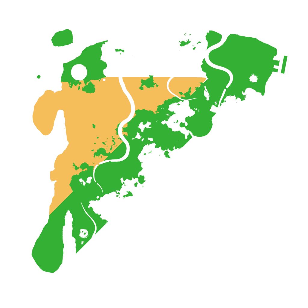 Biome Rust Map: Procedural Map, Size: 3500, Seed: 12000