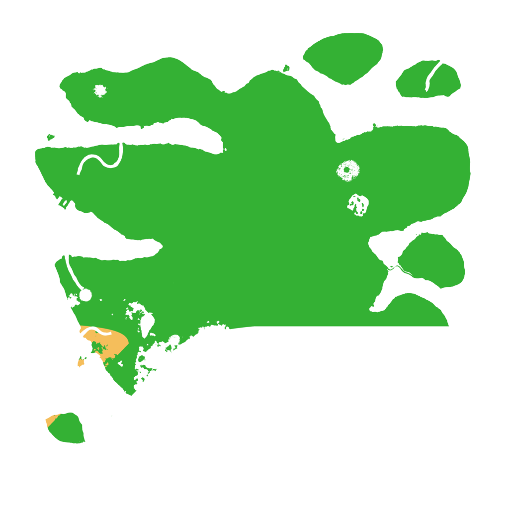 Biome Rust Map: Procedural Map, Size: 3600, Seed: 215284765