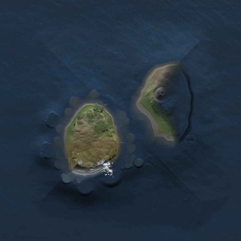 Rust Map: Procedural Map, Size: 1000, Seed: 934324664, 1 Monuments