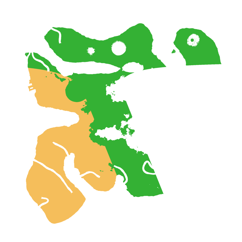 Biome Rust Map: Procedural Map, Size: 3000, Seed: 1095425404