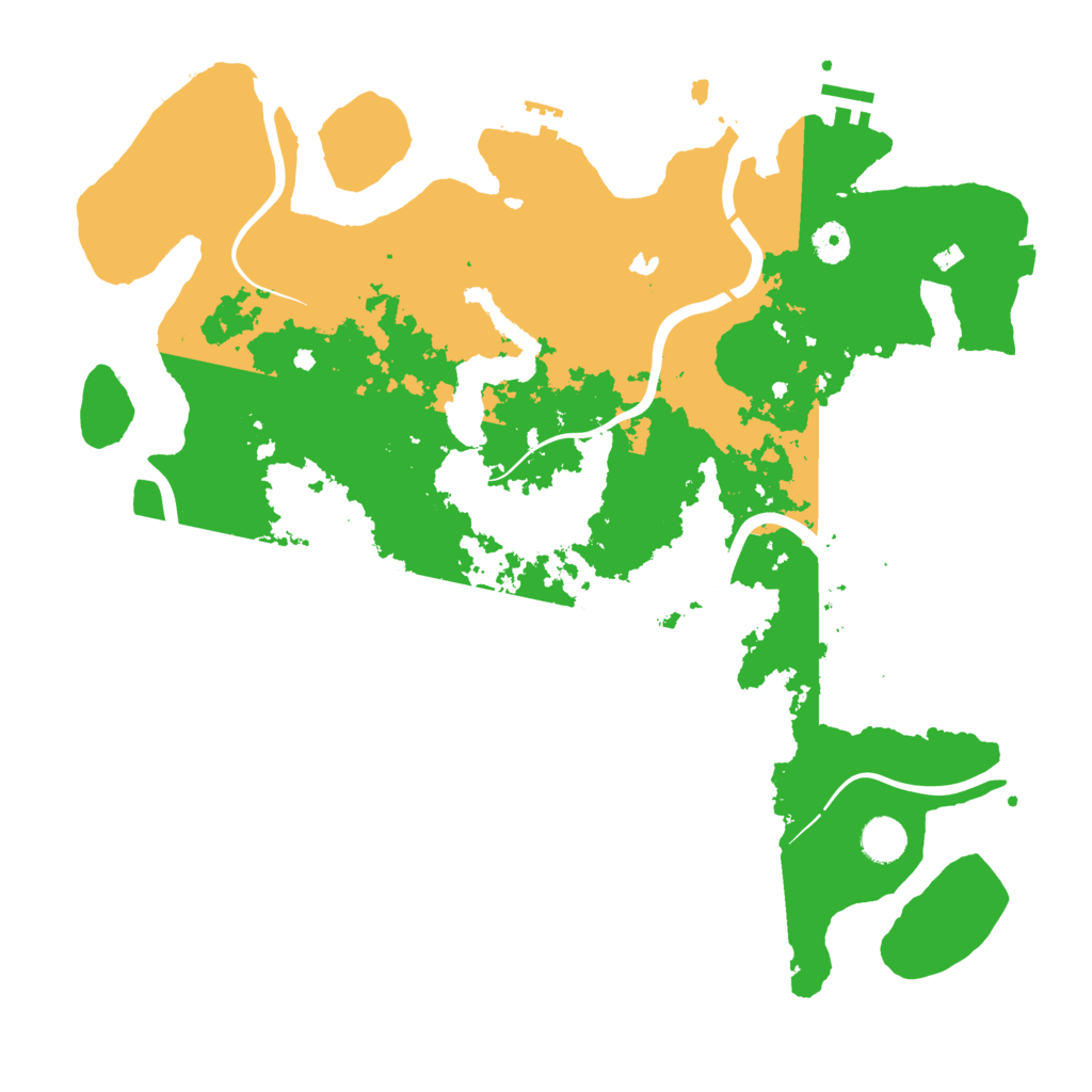 Biome Rust Map: Procedural Map, Size: 4200, Seed: 286437194