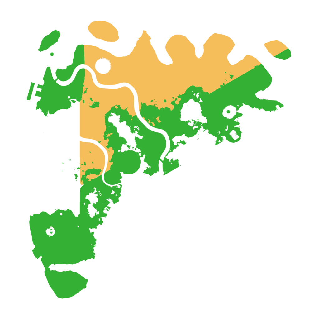 Biome Rust Map: Procedural Map, Size: 3600, Seed: 792778659