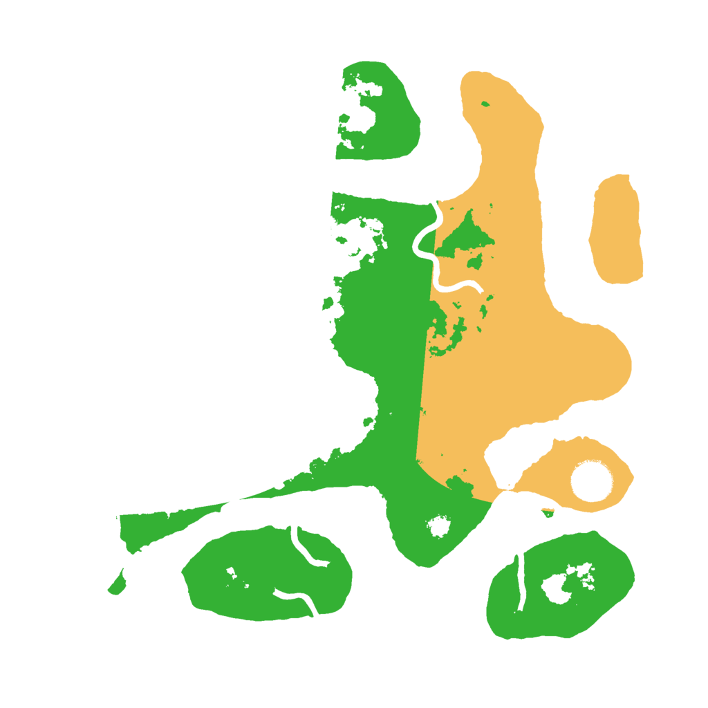 Biome Rust Map: Procedural Map, Size: 3000, Seed: 54788