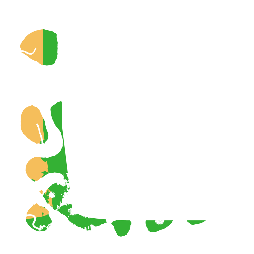 Biome Rust Map: Procedural Map, Size: 3500, Seed: 1105541100