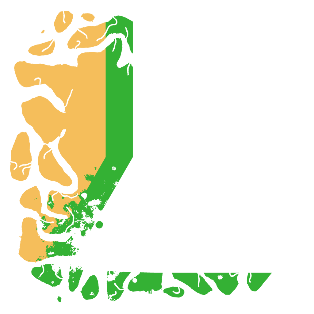 Biome Rust Map: Procedural Map, Size: 6000, Seed: 8142466