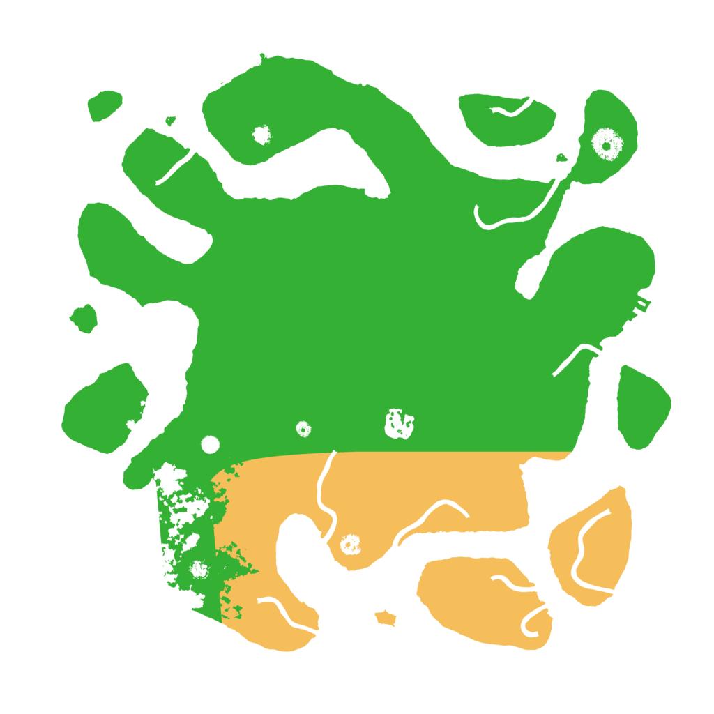 Biome Rust Map: Procedural Map, Size: 3500, Seed: 1203779313