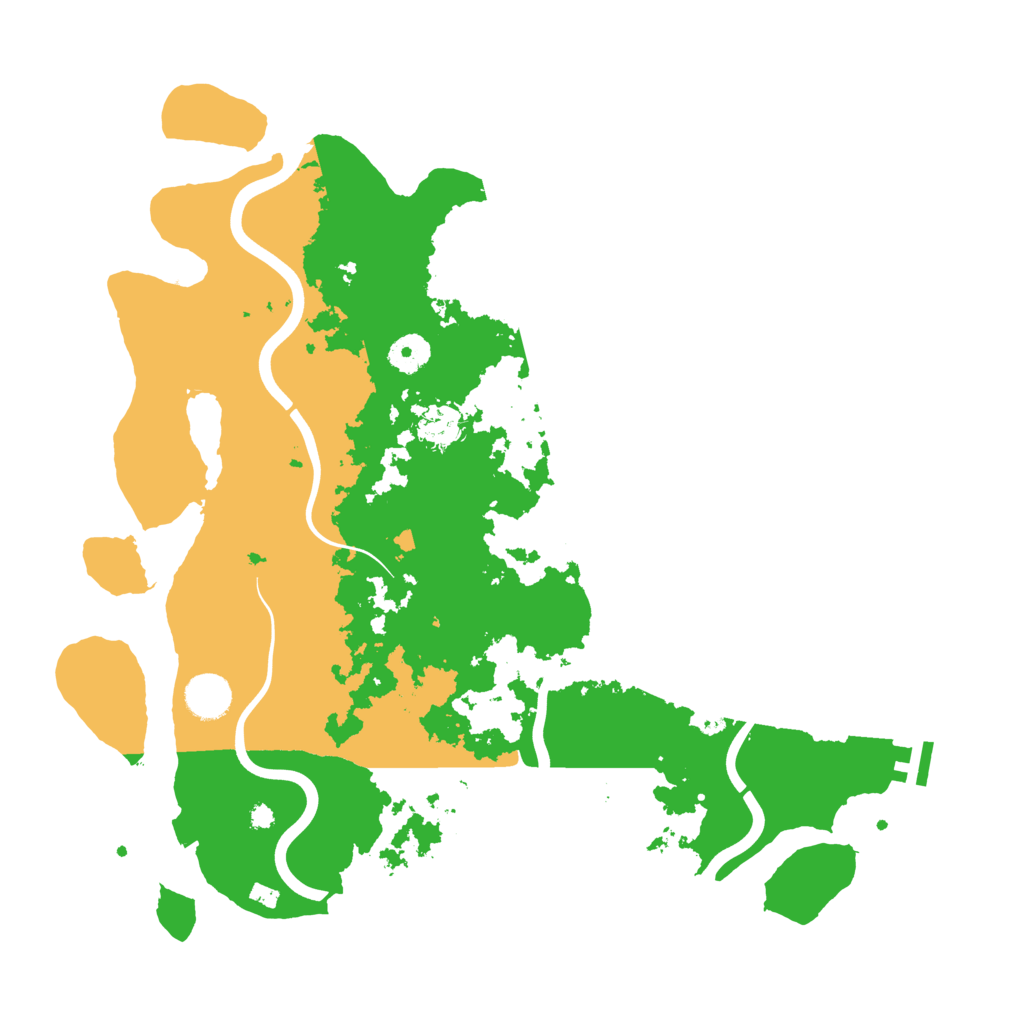 Biome Rust Map: Procedural Map, Size: 3900, Seed: 1675485