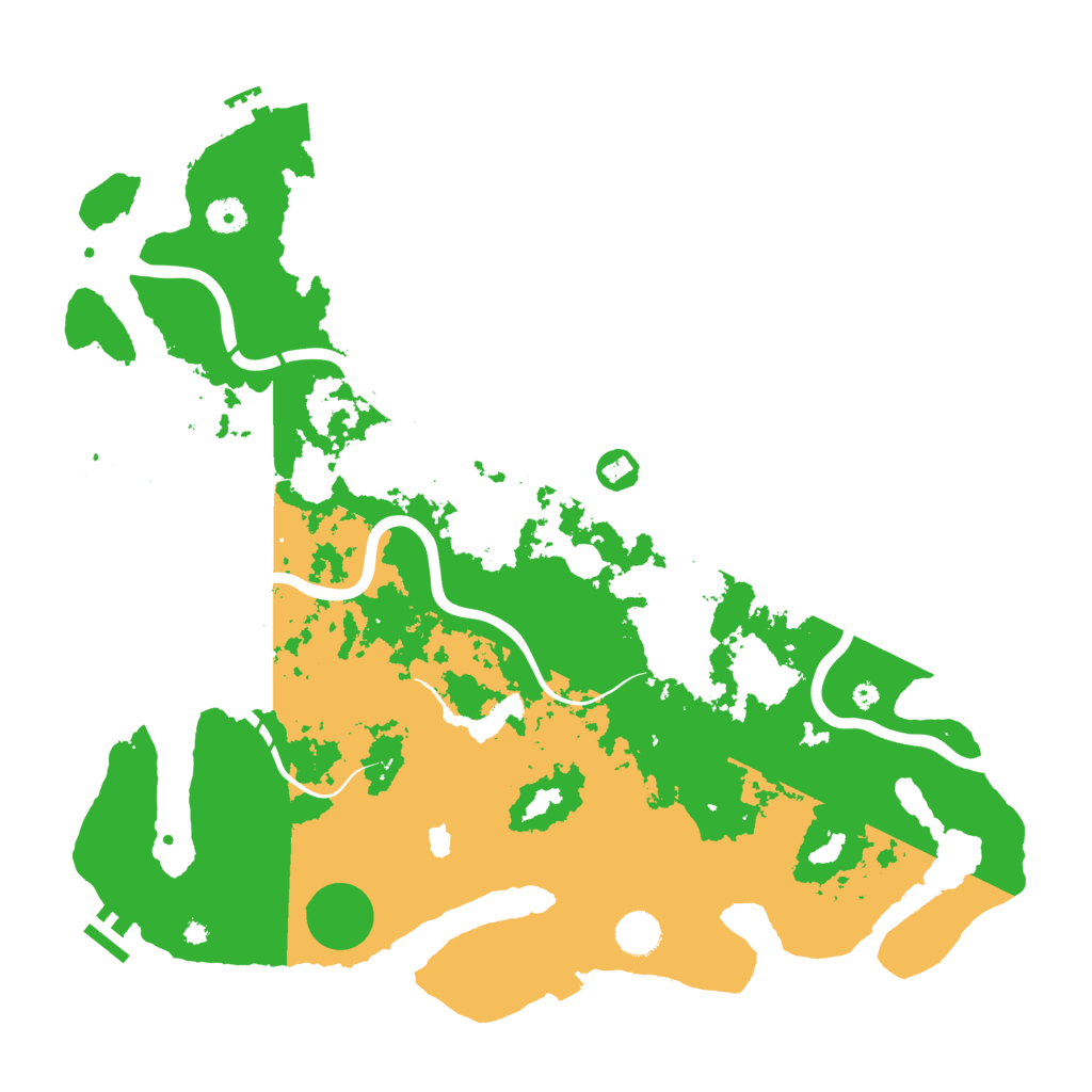 Biome Rust Map: Procedural Map, Size: 4300, Seed: 1654037429