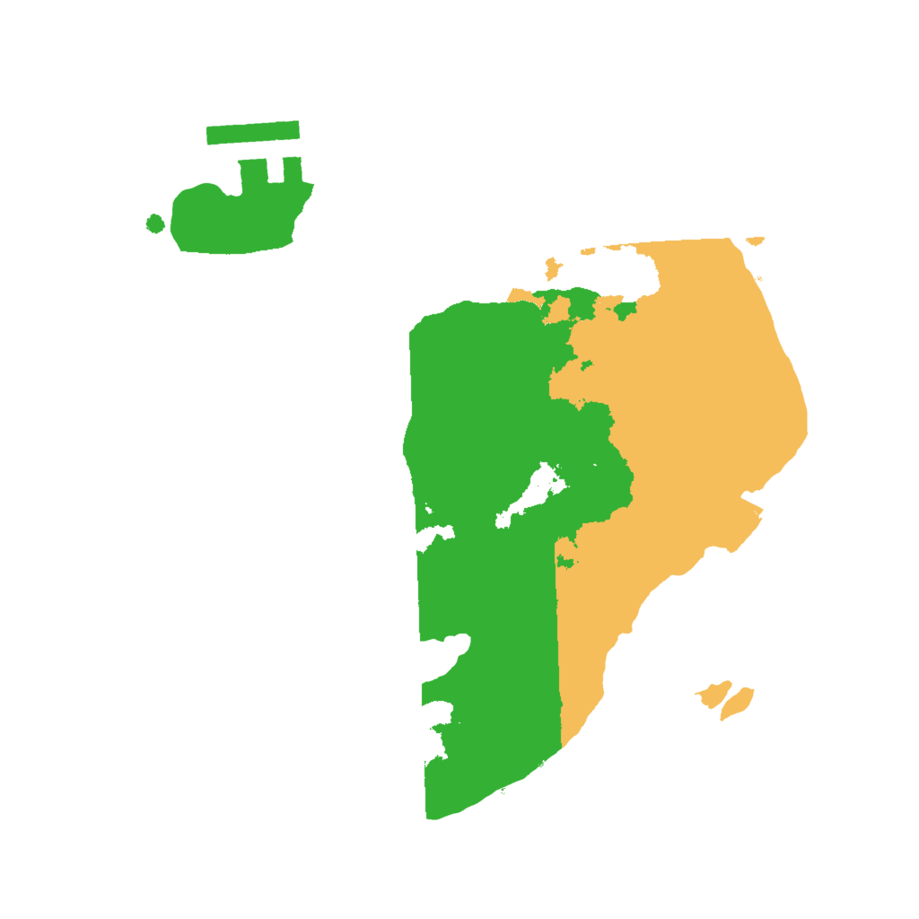 Biome Rust Map: Procedural Map, Size: 2000, Seed: 54685165