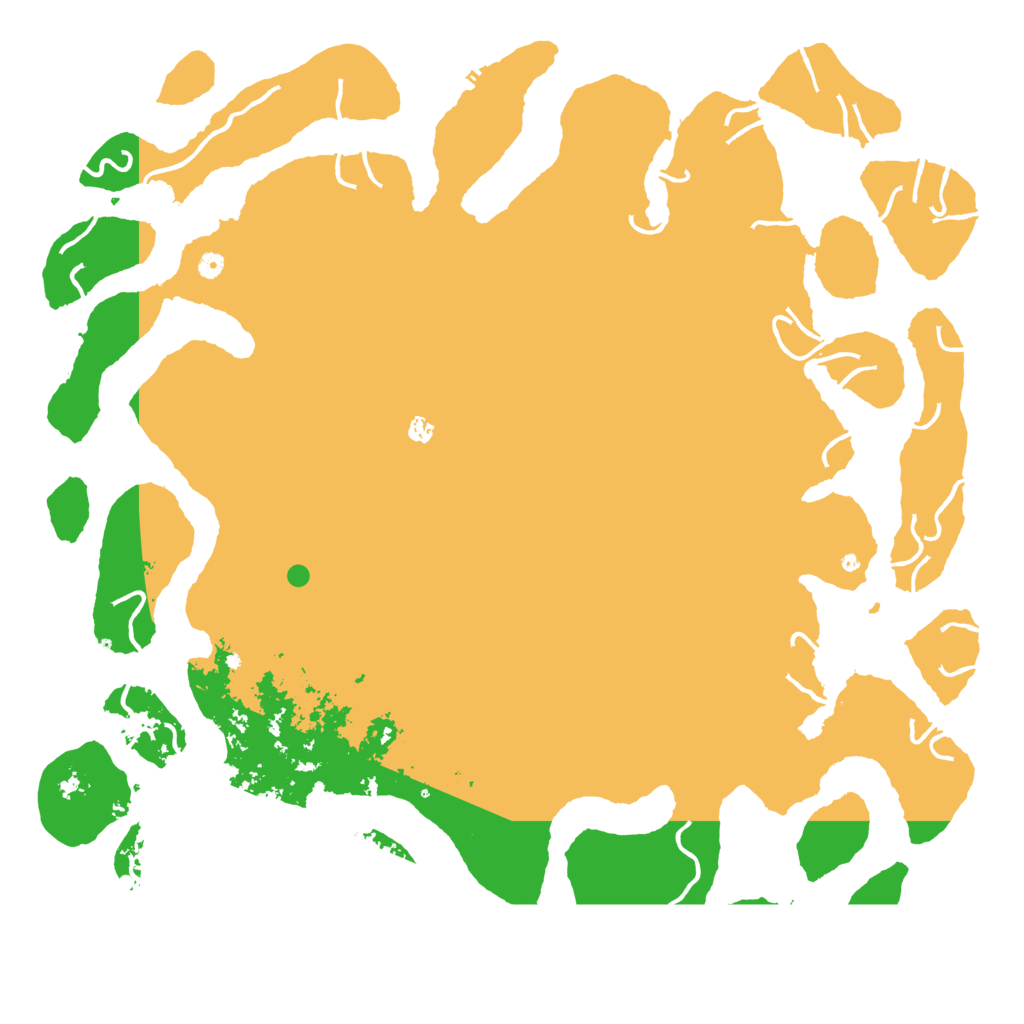 Biome Rust Map: Procedural Map, Size: 6000, Seed: 345678323