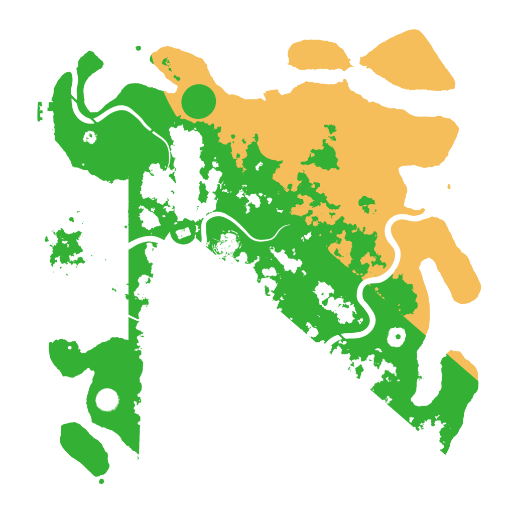 Biome Rust Map: Procedural Map, Size: 3997, Seed: 737229099