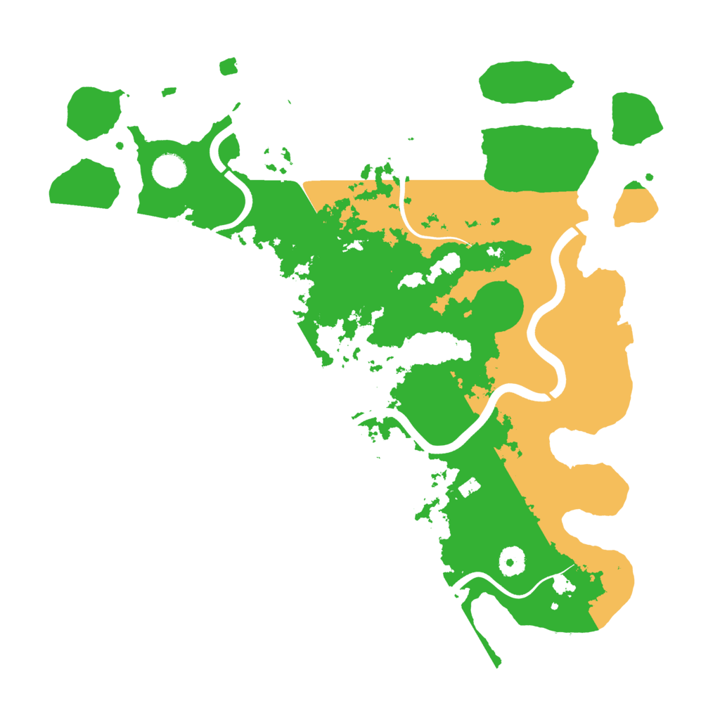 Biome Rust Map: Procedural Map, Size: 3800, Seed: 70