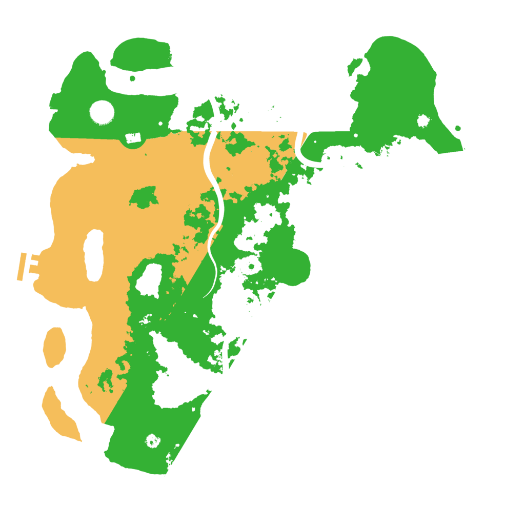 Biome Rust Map: Procedural Map, Size: 3800, Seed: 65653
